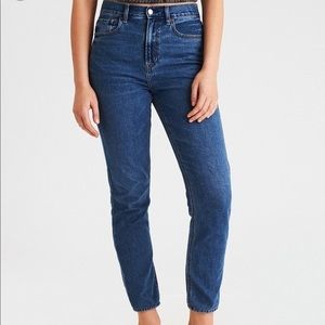 American Eagle Dark Wash Mom Jeans